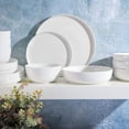 thumbnail image 2 of Gibson Home White Deco Service de table 16 pièces à double bol Blanc, 2 of 9