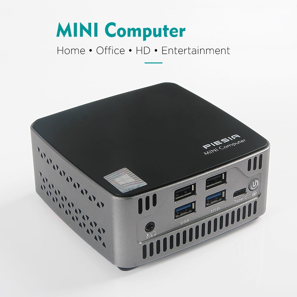 PIESIA U-BOX-M2 Mini PC Aluminum body Intel i5, Windows 11 Pro, 16GB RAM 256G SSD