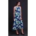 thumbnail image 2 of Bimba Robe de Plage Teinture sur Nœuds pour Femmes, Dos Nu, Col Licou, Été, Soirée, Fête - Grande, 2 of 6
