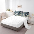thumbnail image 4 of YST Boho Deer Moose Bedding, 7-Piece, Ocean Wave Theme, Twin Size, 4 of 6