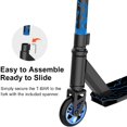thumbnail image 3 of TOYTEXX T01 Beginner Stunt Scooter with HIC Compression, Lightweight Deck, for Kids & Adults – Blue, 3 of 6