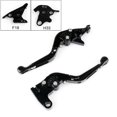 thumbnail image 1 of Adjustable Folding Extendable Brake Clutch Levers For Honda CB 1300/ABS 03-10 Black, 1 of 2