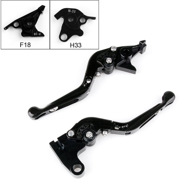 Adjustable Folding Extendable Brake Clutch Levers For Honda CB 1300/ABS 03-10 Black