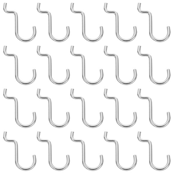 BESTYASH 30pcs Peg Board Hangers Heavy Duty Iron for Garage Organization for Crafters