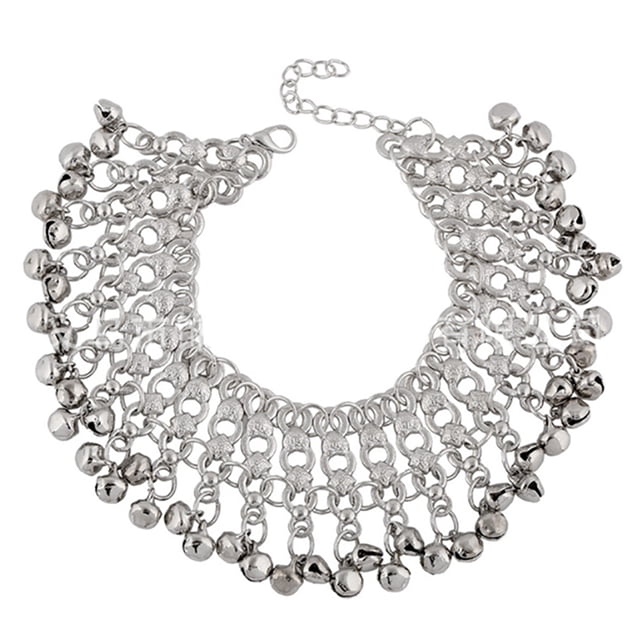 Foot Anklet National Style Decorative Vintage Bell Chain Anklet Feet Jewelry
