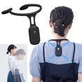thumbnail image 2 of Correcteur de Posture Intelligent en Temps Réel, Scientifique, pour l'Entraînement et le Suivi de la Posture du Dos, pour Soins de Santé Adultes/enfants, Noir, 2 of 9