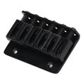 thumbnail image 3 of Guitar Fixed Saddle Bridge, 6 String Beautiful Looking Robust Decorative Guitar Hardtail Bridge Set  For Maintenance Silver,Black,Gold, 3 of 8