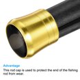 thumbnail image 5 of Unique Bargains 12.5mm Dia Plastic Fishing Rod End Cup Protector, 5 Pack, 5 of 5