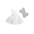 thumbnail image 2 of Kmbangi Cartoon Patterns Square Neck Sleeveless Romper+ Striped Leg Warmer, 2 of 6