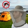 thumbnail image 1 of Yrmaups Bonnet Moustiquaire, Couvre-Chef Anti-Insectes avec Bord de Protection Solaire, Couvre-Visage en Maille pour l'Extérieur pour Camping Randonnée Pêche, Bonnet Abeille Respirant, 1 of 4