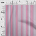 thumbnail image 1 of oneOone Silk Tabby Fabric Multicolor Stripe Print Sewing Fabric BTY 42 Inch Wide, 1 of 3