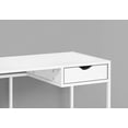 thumbnail image 2 of Monarch Specialties Computer Desk, Home Office, Laptop, Storage Drawer, 42"l, Work, Metal, Laminate, White, Contemporary, Modern, 2 of 4