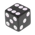 thumbnail image 3 of Esquirla 10pcs/set D6 Dice for Home Pub Party Board Games 16mm MultiColor Black, 3 of 8