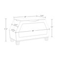 thumbnail image 2 of Kids Catch-All Toy Storage Box - White, 2 of 6
