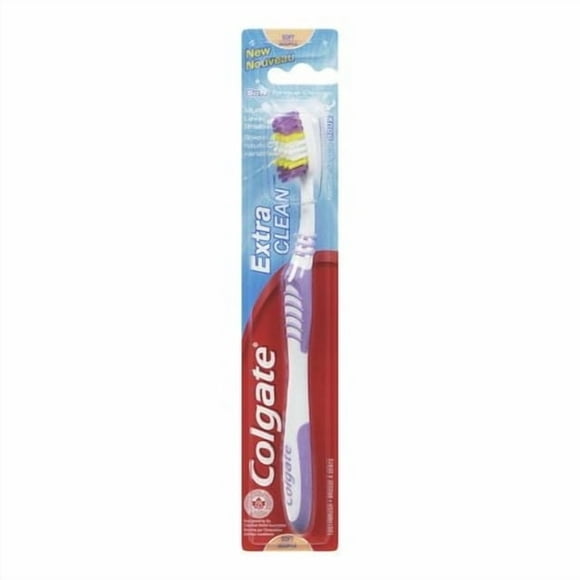 Colgate Brosse à Dents Extra Clean, Souple, 1 Unité