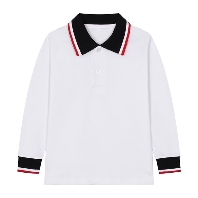 YOUSNH Enfants Garçons Filles Chemise à Manches Longues Décontractée de Couleur Unie Fermeture à Boutons Mode Tissu Confortable et Doux Hauts pour Garçons Rouge 6-7 Ans