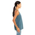 thumbnail image 3 of Bella Ladies Flowy Racerback Tank, XS, Heather Deep Teal, 3 of 3