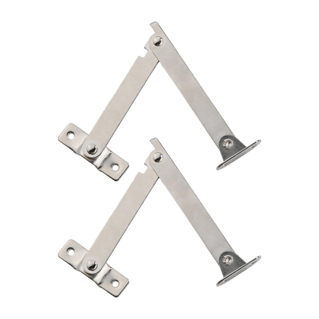 2 Pieces Lid Support Hinges Cabinet Cupboard Door Folding Hinge for Gift Box M