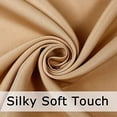 thumbnail image 4 of Cross Land Rideau Extérieur Imperméable pour patio,Jardin,Balcon, Antirouille à Oeillets - Rideau/drape à Oeillets Isolé Thermiquement Intérieur Extérieur,L54"TG96 Pouces,Beige,1 Panneau, 4 of 6