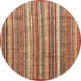 thumbnail image 1 of Ahgly Company Tapis d'Intérieur Ronds Abstraits Rouges Abstraits pour Aire, 8 Pieds Rond, 1 of 6