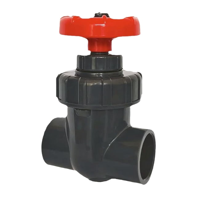 Almencla Valve de Contrôle d'Aquarium Régulateur de Vanne de Portail Robuste Pratique Réduction de Bruit Vannes Silencieuses pour Serre Installations Entretien 2.5cm