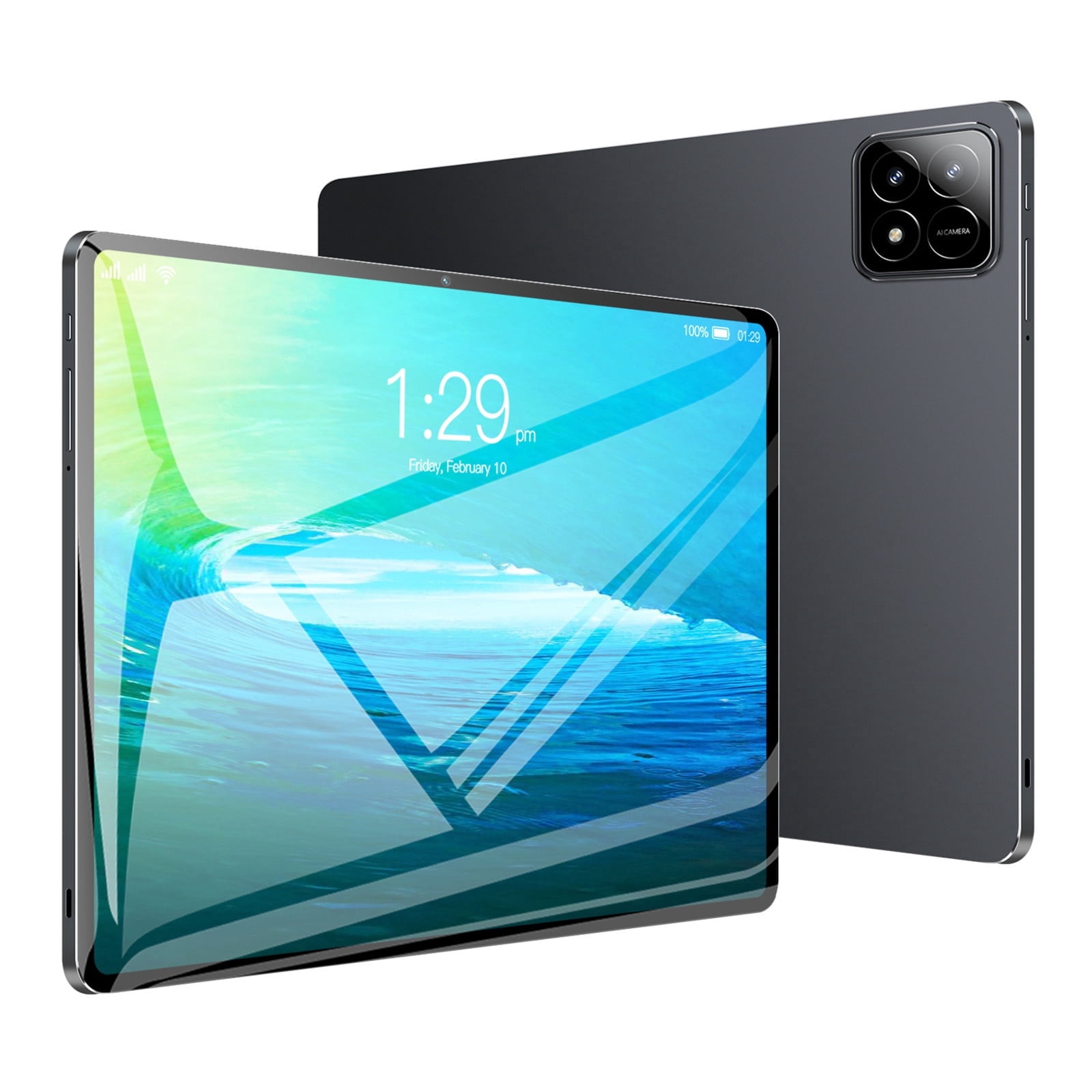 Refurbished Lksixu 10.1 Inch Android 14 Tablet PC, HD Ultra-Thin Screen, 10-Core Processor, 2GB RAM, 32GB