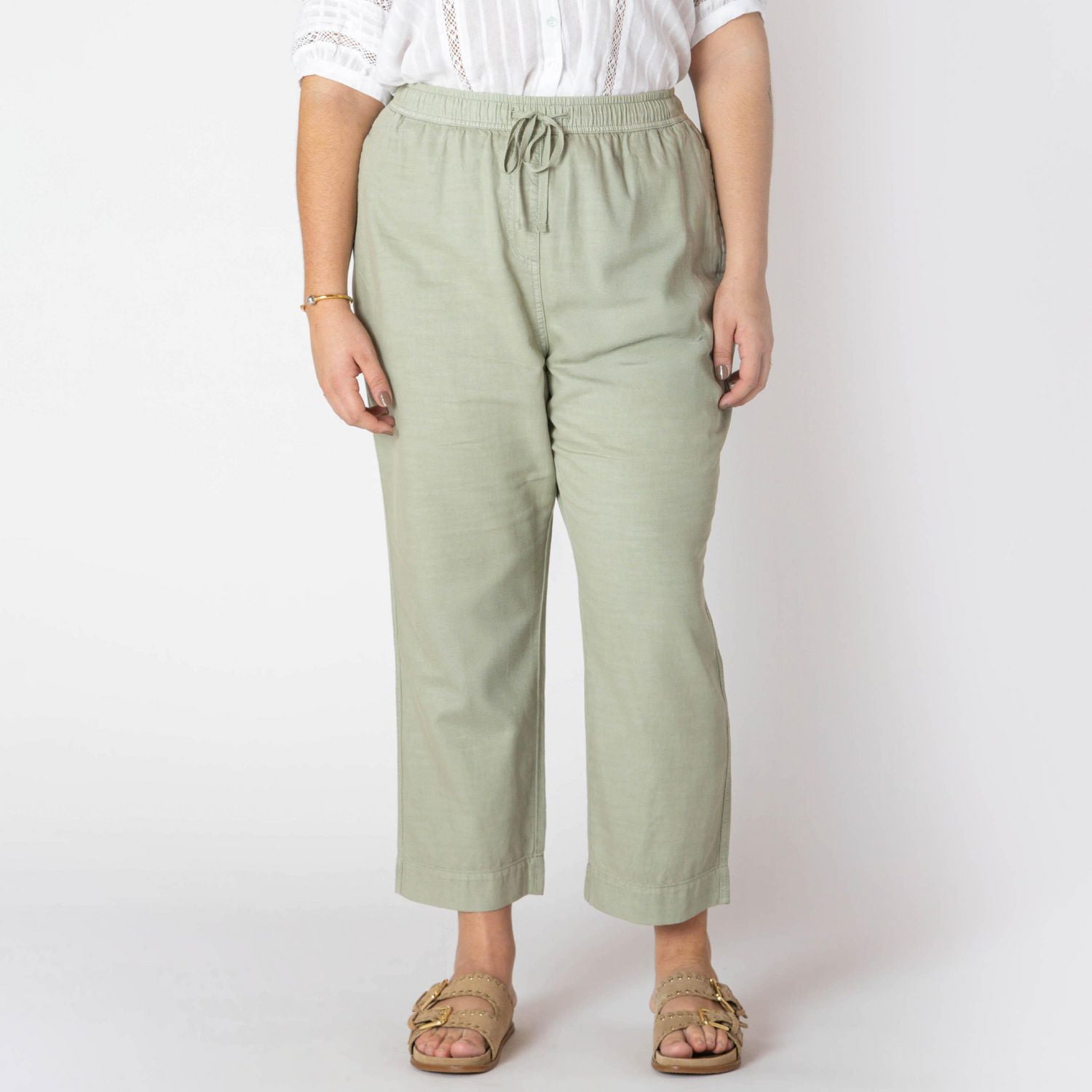Devoted Taille Plus Femme Pantalon de jogging ample à jambes larges