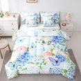 thumbnail image 1 of YST Ensemble de Literie Floral de Jardin Printanier, 7 Pcs, Papillon Chic, Très Grand Lit, 1 of 4