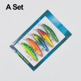 thumbnail image 1 of Yimiti 5Pcs Hard Fishing Lures Plastic Minnow Artificial Baits Set For Beginner Starter,A Set, 1 of 9