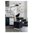 thumbnail image 2 of Meridian Furniture Jax Contemporary Velvet Ottoman/Stool in Black, 2 of 4