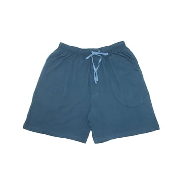 Hanes Short de Pyjama en Jersey de Coton à Braguette Boutonnée (Hommes Grande Taille)