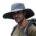 thumbnail image 1 of Chapeau de Protection de Bord Large Chapeau de Seau Pliable pour la Pêche Randonnée Camping 12CM Bord, 1 of 7
