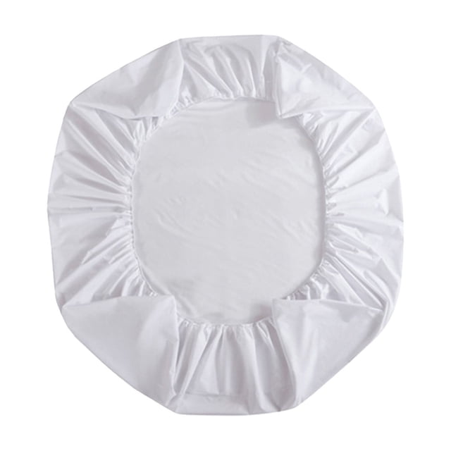 Maplenight King Size Fitted Sheet, Cooling Bed Sheets for Hot Sleepers, Waterproof Mattress Protector Cover - Breathable, Machine Washable, Quick-Drying Polyester TPU White