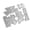 Style D, variant on Luzkey Christmas Cutting Die Christmas Stencils Convenient Xmas Themes Handcraft Stencil Metal Die Cut for Scrapbooking Invitations A