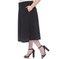 thumbnail image 2 of White Mark Jupe Midi Évasée Tasmin pour Femmes, 2 of 6