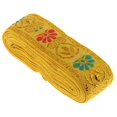 thumbnail image 4 of yuksok Ruban Jacquard 7M Ruban à Coudre Ruban Crochet Applique Ruban Coloré Jacquard Jaune, 4 of 8