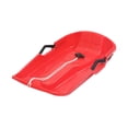 thumbnail image 3 of Siruishop Snow Sled for Child Ski Board Toboggan Sleigh Snow Scooter Practical with Rope Red, 3 of 8
