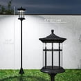 thumbnail image 3 of Outsunny Lampadaire Solaire de 72 Pouces, Lampadaire Extérieur IP44 à DEL, Lot de 2, 3 of 10