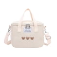 thumbnail image 1 of VONKY Convenient Lunch Handbag With Waterproof Fabric Moms Small Stature And Large Storage Capacity Diaper white, 1 of 6