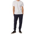 thumbnail image 4 of Men‘s Open Bottom Terry Sweatpants  Elastic Drawstring Waistband  Charcoal Grey S,navy(joggers),L, 4 of 4