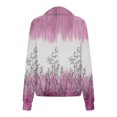 thumbnail image 4 of 2023 Chandail de Mode pour Femmes Rabais de 50 % Liquidation Chandails Décontractés Sans Capuche Mode Manches Longues Imprimé Demi-Fermeture Éclair Chemise à Col à Capuche, 4 of 4