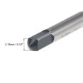 thumbnail image 4 of Unique Bargains M3 x 0.5 Spiral Flute Thread Tap, Metric Machine Threading Tap HSS Nitriding Coated, Round Shank with Square End, 2pcs, 4 of 7