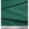 thumbnail image 3 of Soimoi Moss Georgette Tissu Triangle Bloc Tissu Imprimé 1 Yard 42 Pouces de Large, 3 of 3