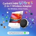 thumbnail image 3 of CarlinKit Mini Ultra3, Wireless CarPlay&Android Auto Adapter, 2 in 1 CP&AA Adapter, Dual-Band WIFI, Low Latency, for Wired CarPlay/Android Auto Car, 3 of 6
