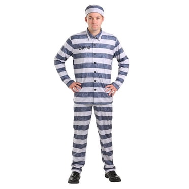 Costume Vintage de Prisonnier pour Hommes