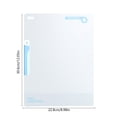 thumbnail image 3 of Btomtd A4 Rotating Double-Ring Binder Transparent Binder For Exam Papers And Materials Student Document Organizer, 3 of 6