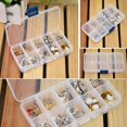 thumbnail image 1 of EGNMCR Organisateurs et Rangement de Garde-Robe, Malles de Rangement et Étui de Rangement pour Sacs Boîte Contenant Pilules Bijoux Nail Art Tips 10 Compartiments le Rangement, 1 of 9