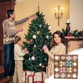 thumbnail image 1 of 44 Pcs Décoration de Sapin de Noël Boules Suspendues Colorées - Boules de Noël pour Fête Fournitures de Sapin de Noël 50 % de Réduction, 1 of 6