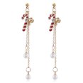 thumbnail image 2 of Christmas Earrings Candy Cane Xmas Tree Bell Dangle Earrings Drop Earrings, 2 of 10