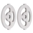 thumbnail image 4 of Meat Grinder Blade, 7mm/0.3In Mincer Blade, 2Pcs/Set Durable Exquisite Craftsmanship For 5# Meat Grinder  Hole Meat Grinders 3 Holes Knife Plate, 4 of 8